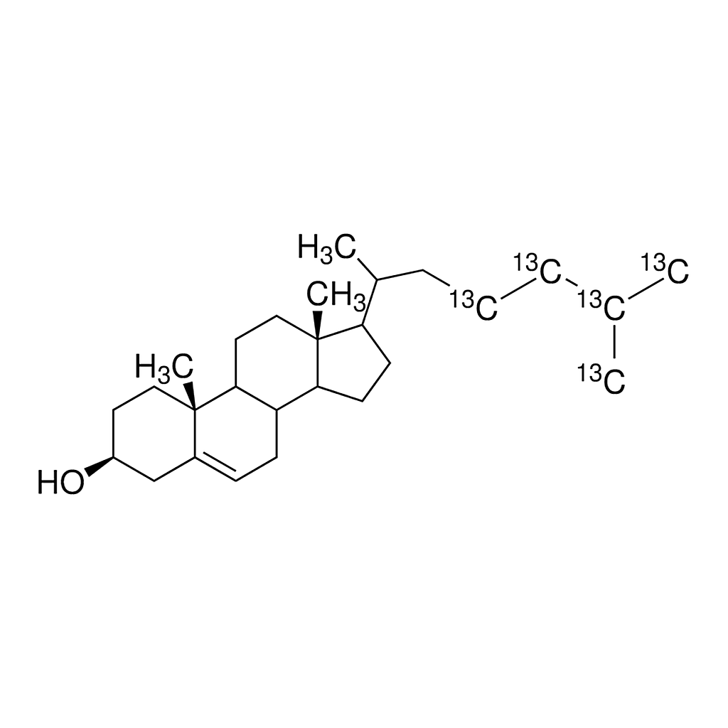 Merck Cholesterol-23,24,25,26,27-13C5