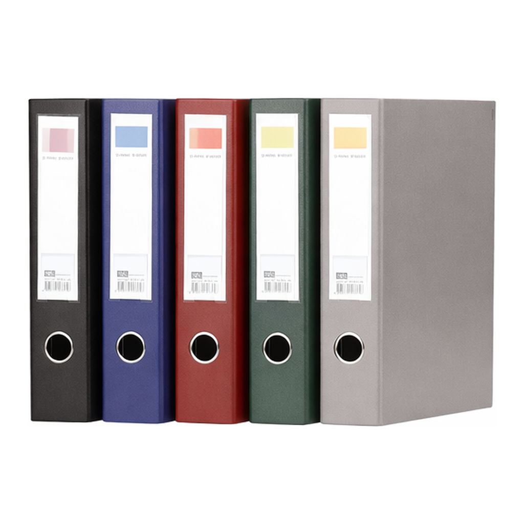 OFFICENEX [P]3공 D링 합지바인더(A4/KD-303/5cm/회색/리멤버)