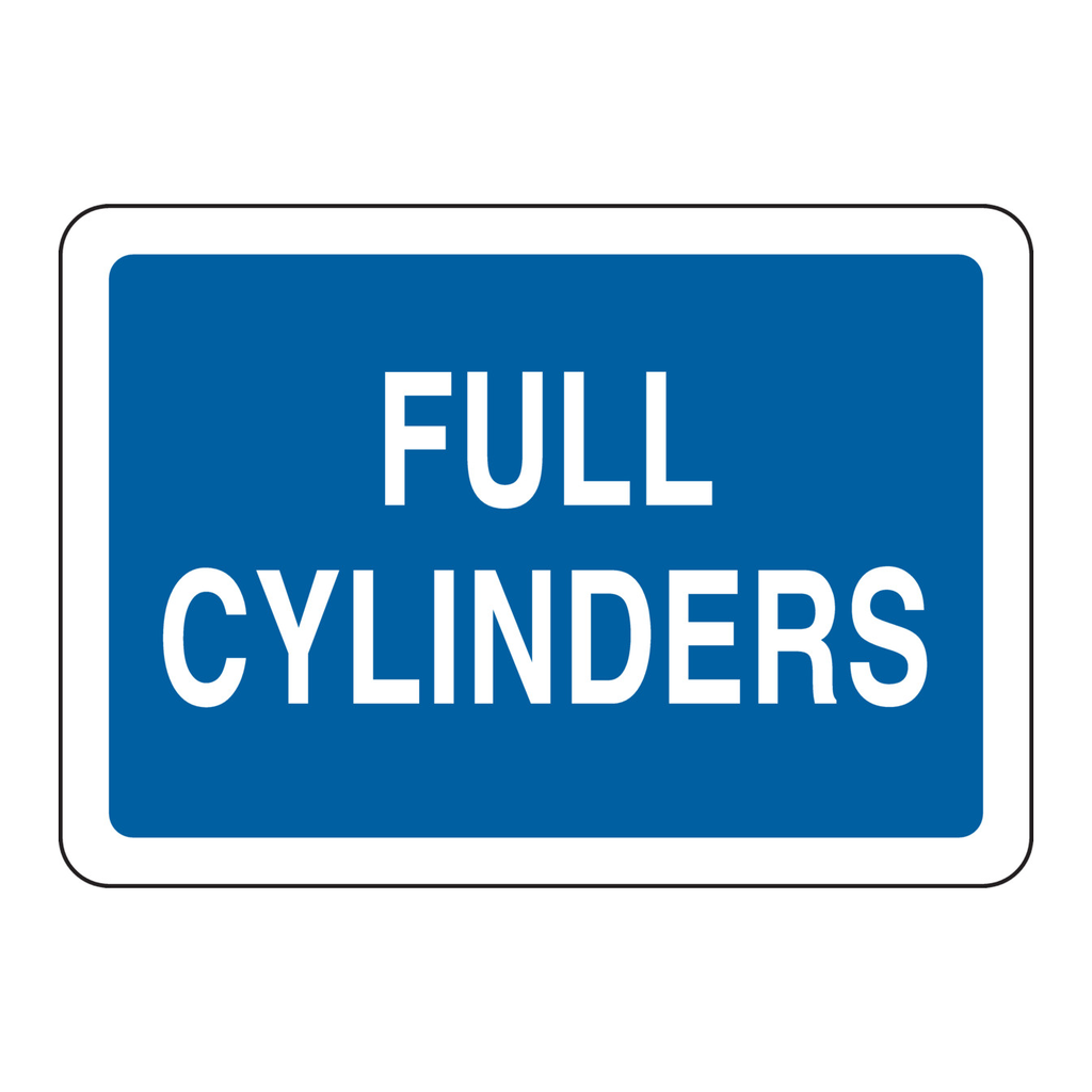 Brady Full Cylinders Sign