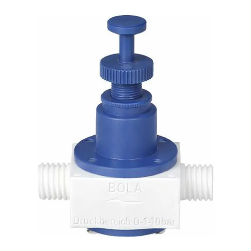 PTFE Pressure-Relief Valve With Manual Ventilation