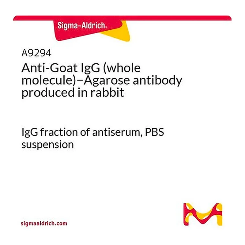 Merck Anti-Goat IgG (whole molecule)-Agarose antibody produced in rabbit