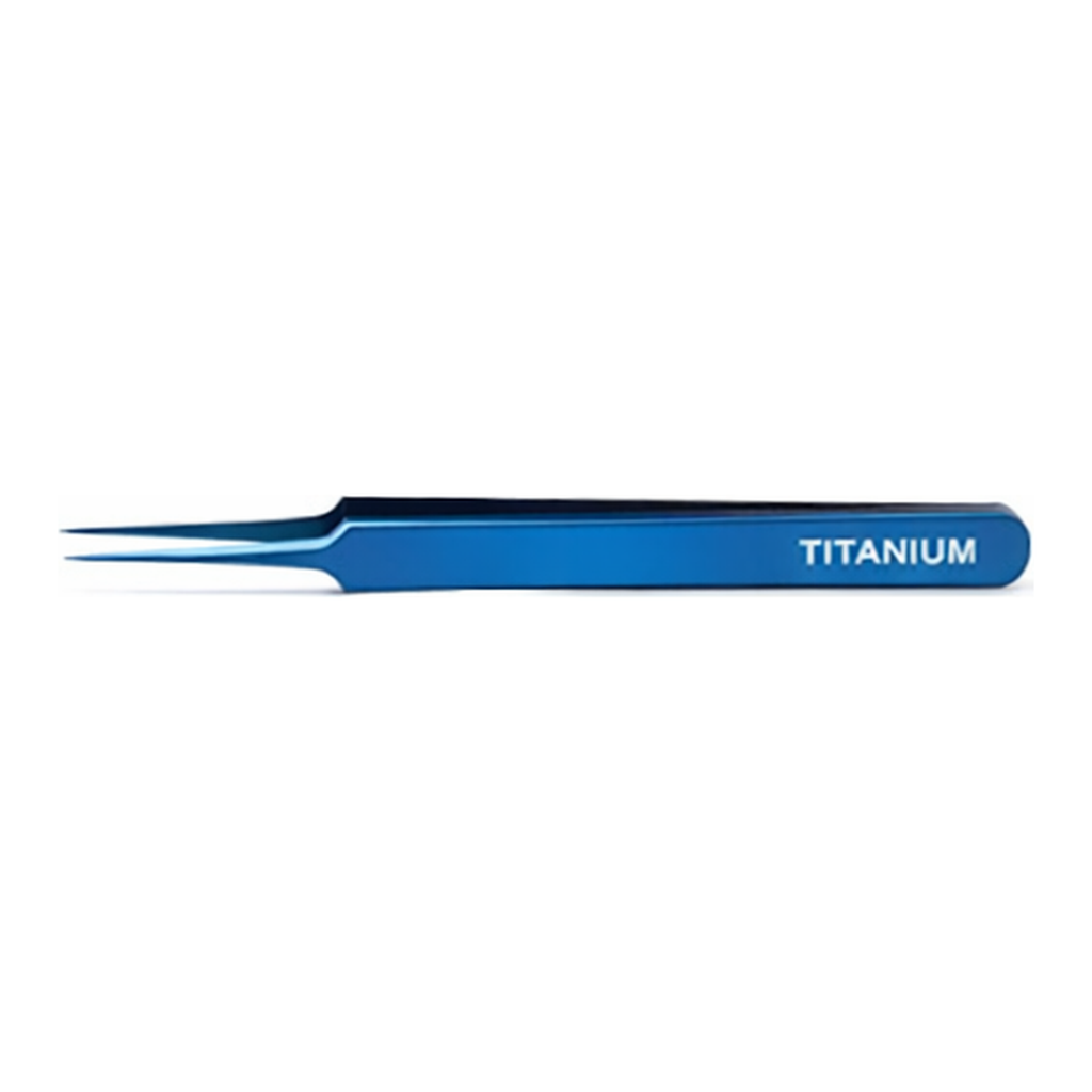 WPI WP6560 / 티타늄 핀셋(Titanium Forceps), Jewelers #5 Forceps, Titanium, 11 cm (4.3 in.), 0.01 x 0.06 mm, Straight Tips[1EA]
