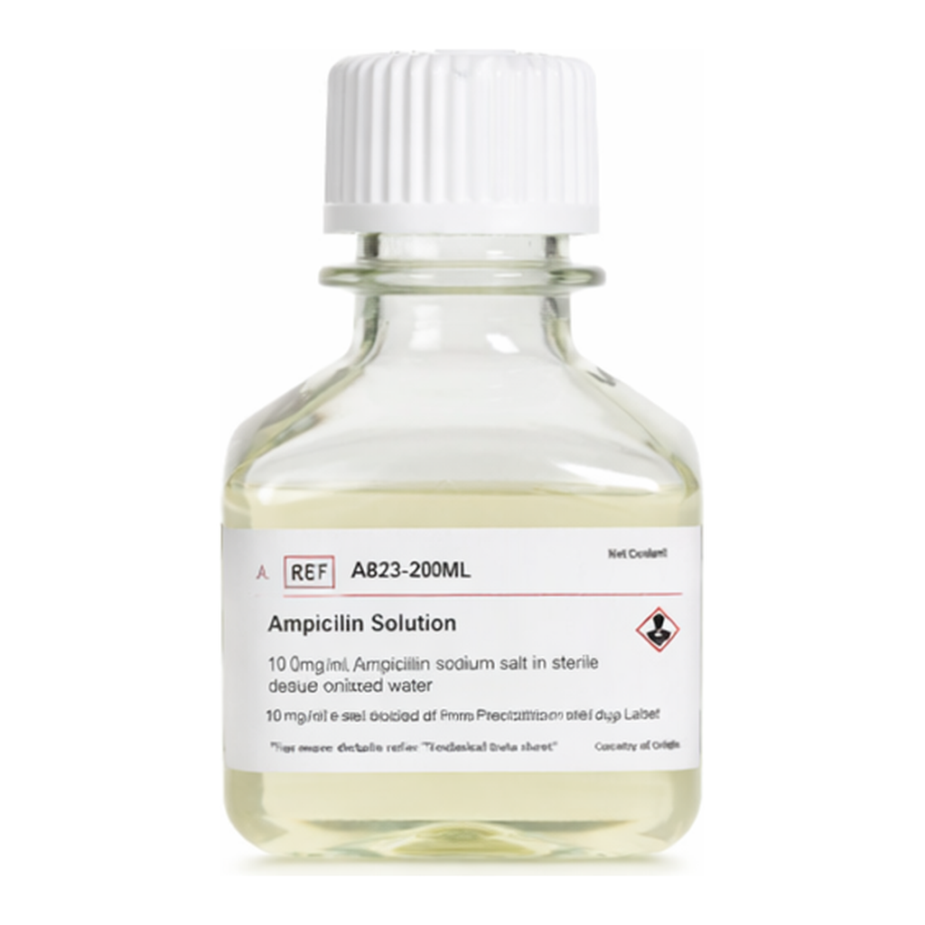 Himedia Ampicillin Solution w/ 100mg/ml Ampicillin sodium salt in sterile tissue culture grade water