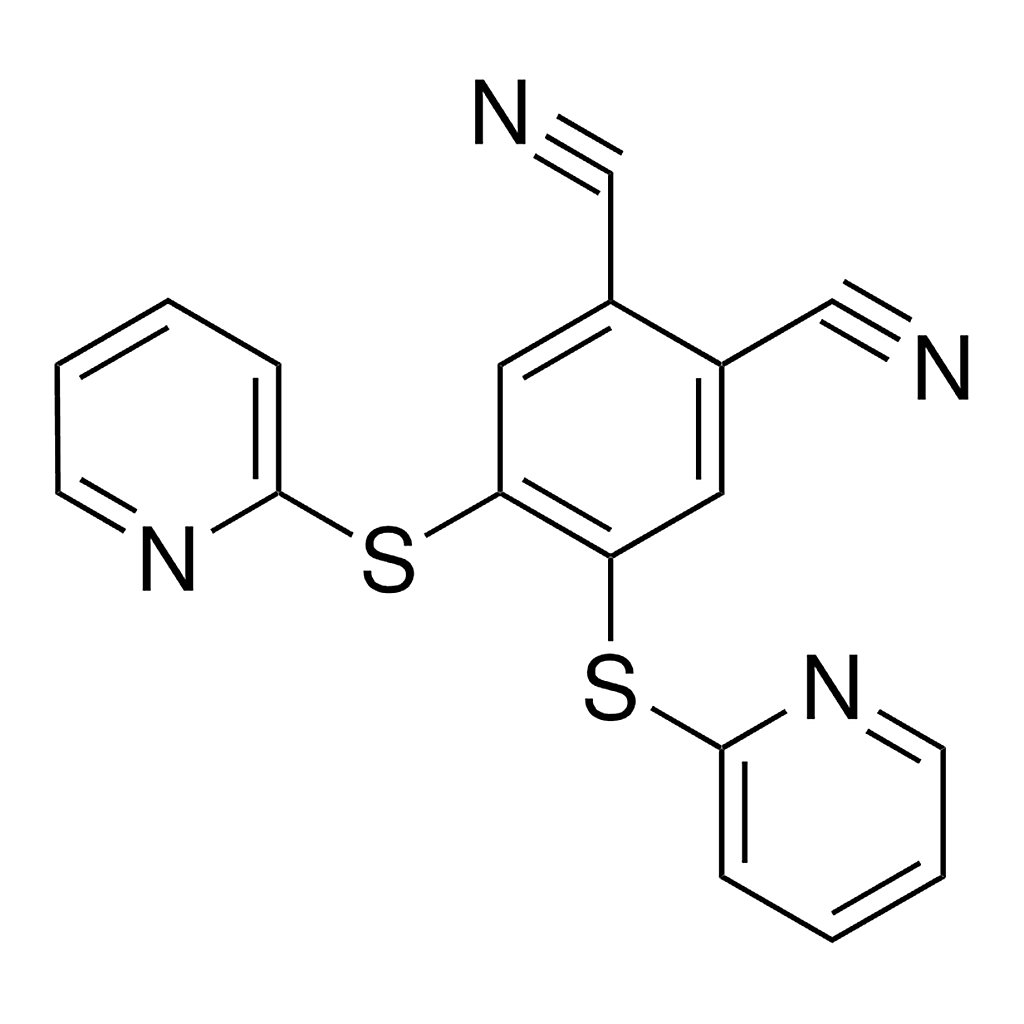 Merck 4,5-BIS-(PYRIDIN-2-YLSULFANYL)-P-