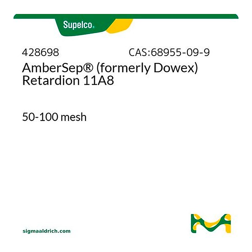 Merck AmberSep(R) (formerly Dowex(R)) Retardion 11A8