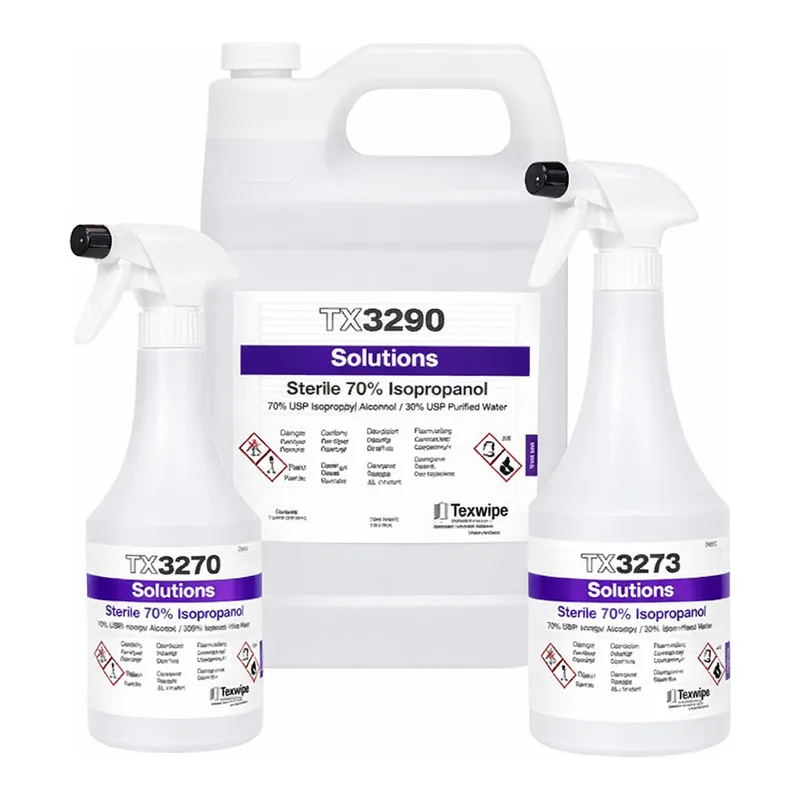Texwipe 70% ISOPROPYL ALCOHOL (IPA), STERILE