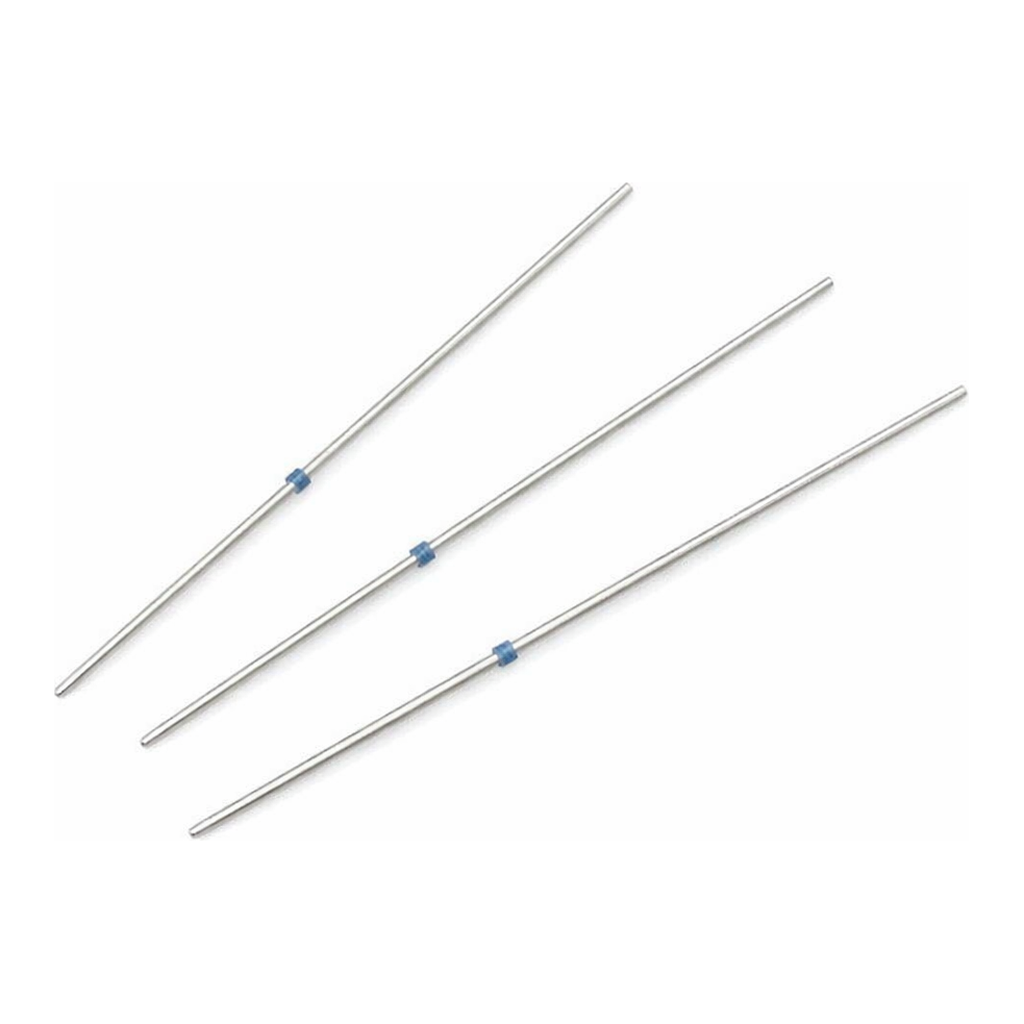 Restek Capillary Tubing, SS, 1/16inOD x 0.01 ID x 10cm L, 3-pk Blue