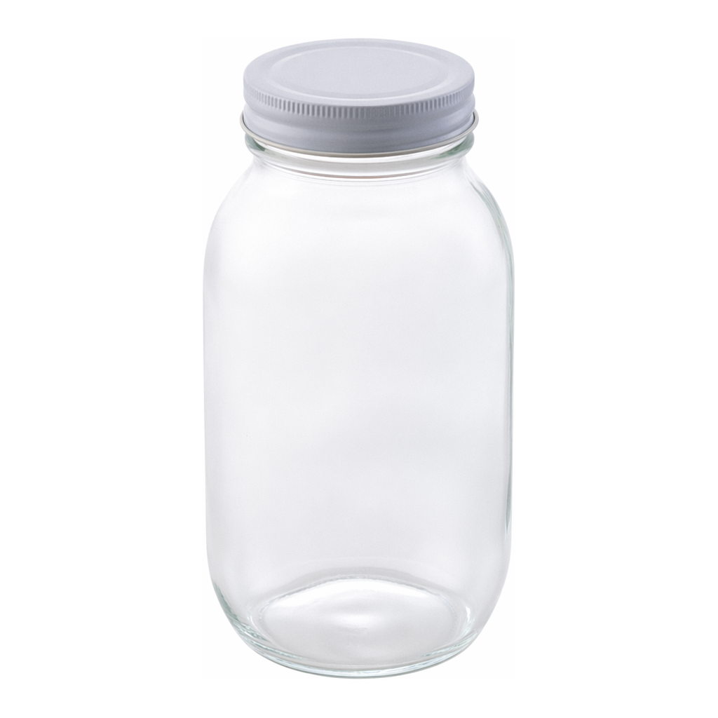 AS ONE Bottle Glass Wide-Mouth, 광구유리병