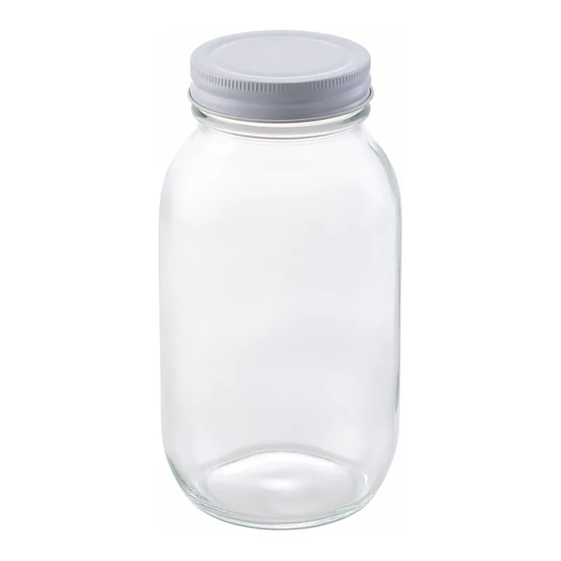 AS ONE Bottle Glass Wide-Mouth, 광구유리병