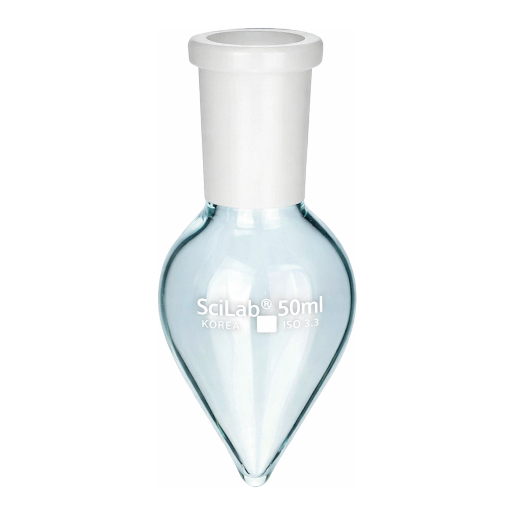Daihan Science SciLab Pear-Shaped Flask, with ASTM & DIN Joint, 25~100㎖<br>Ideal for Semi Micr