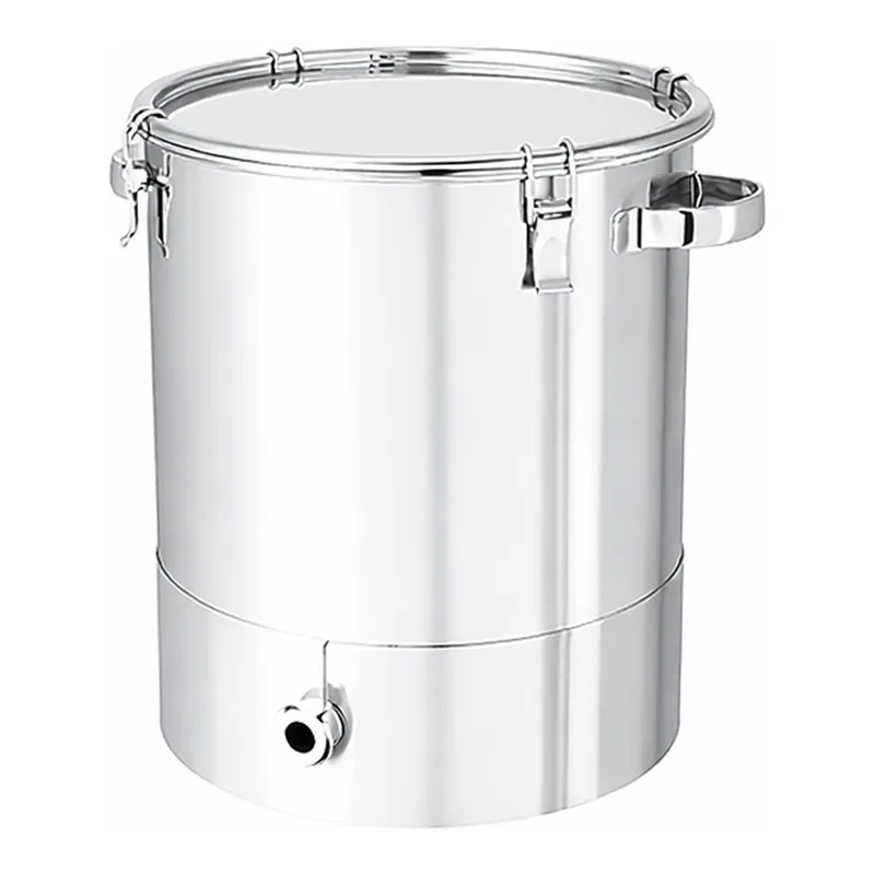 AS ONE Gradient Bottom Type Stainless Steel Airtight Container Clipping Type with A Type Silicon Packing, 바닥 구배형 스테인리스 밀폐용기 (클립 타입, A형 실리콘 팩킹)