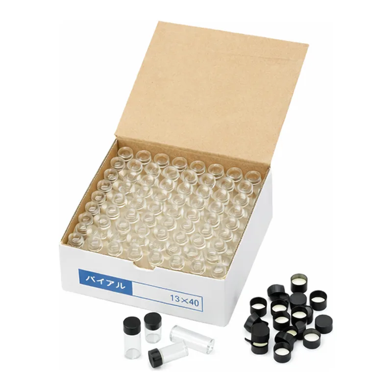 AS ONE Sample Vial (with Black Cap), 샘플병(블랙 캡)