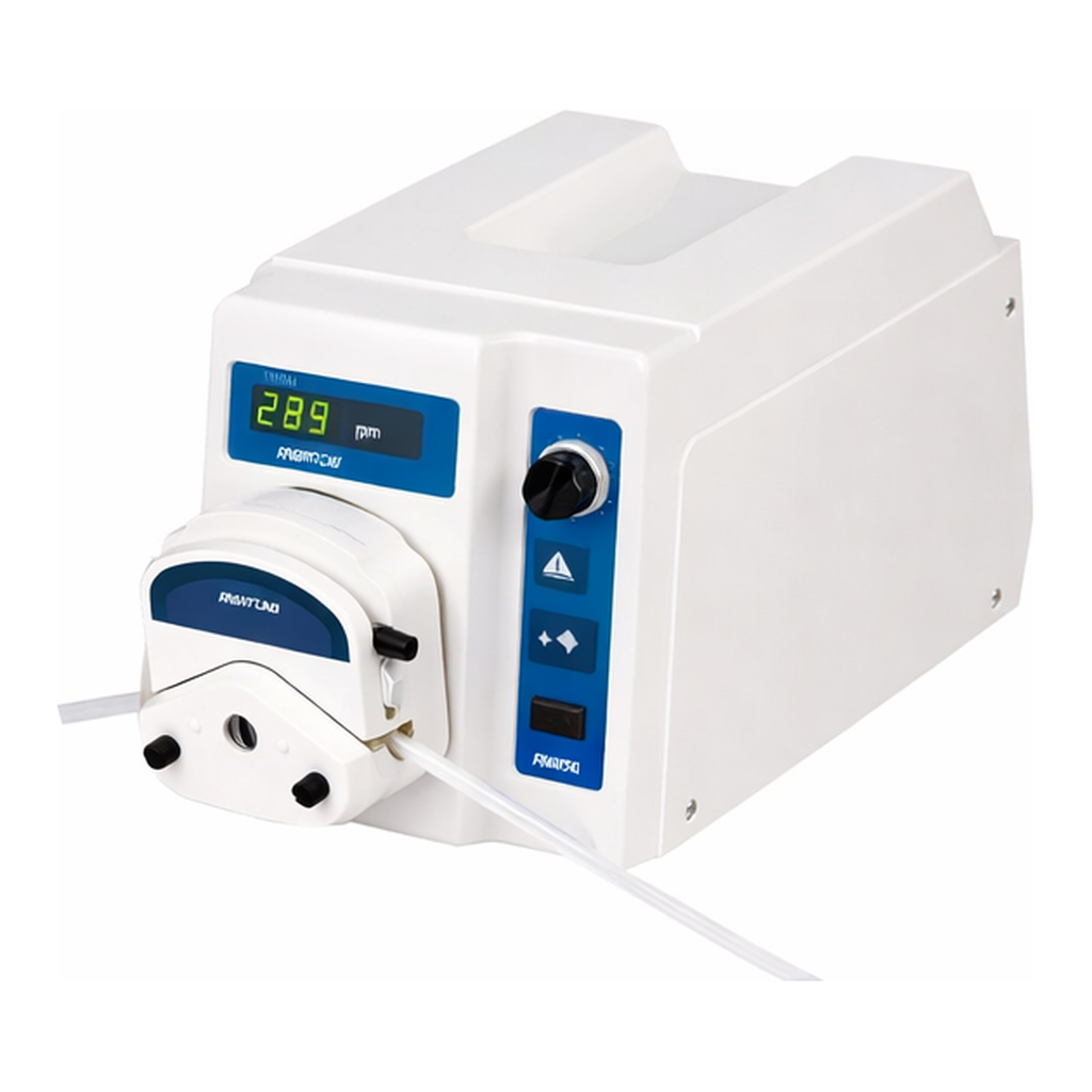 AS ONE Front Lab Tubing Pump Set, Single Lever Down, 480 mL/min