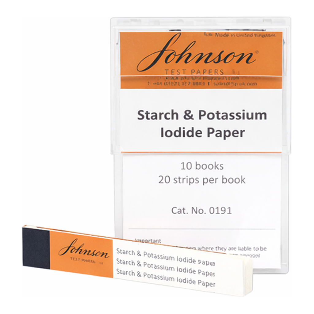 Johnson Test Papers Starch & Potassium Iodide Paper
