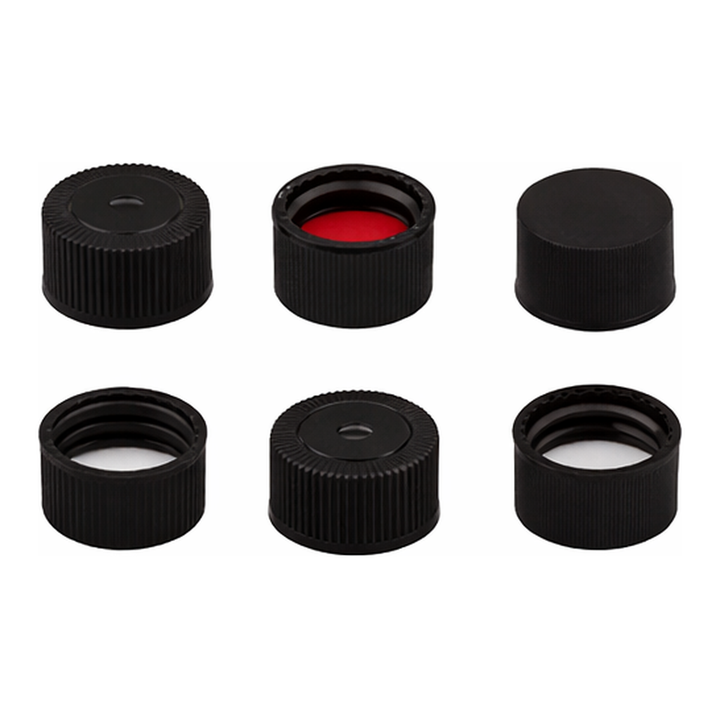 SciLab Black PP Screwcaps