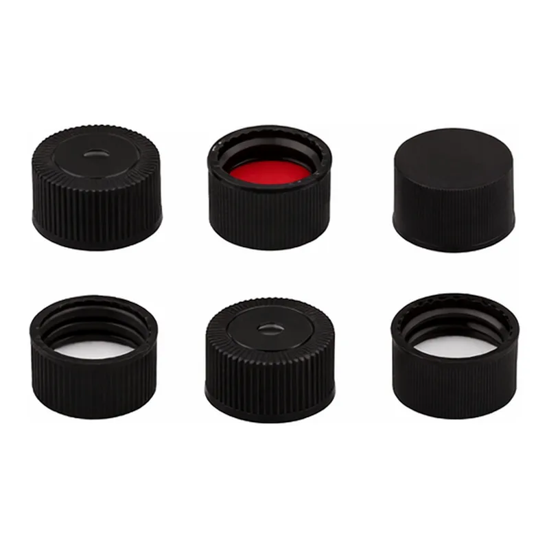 SciLab Black PP Screwcaps