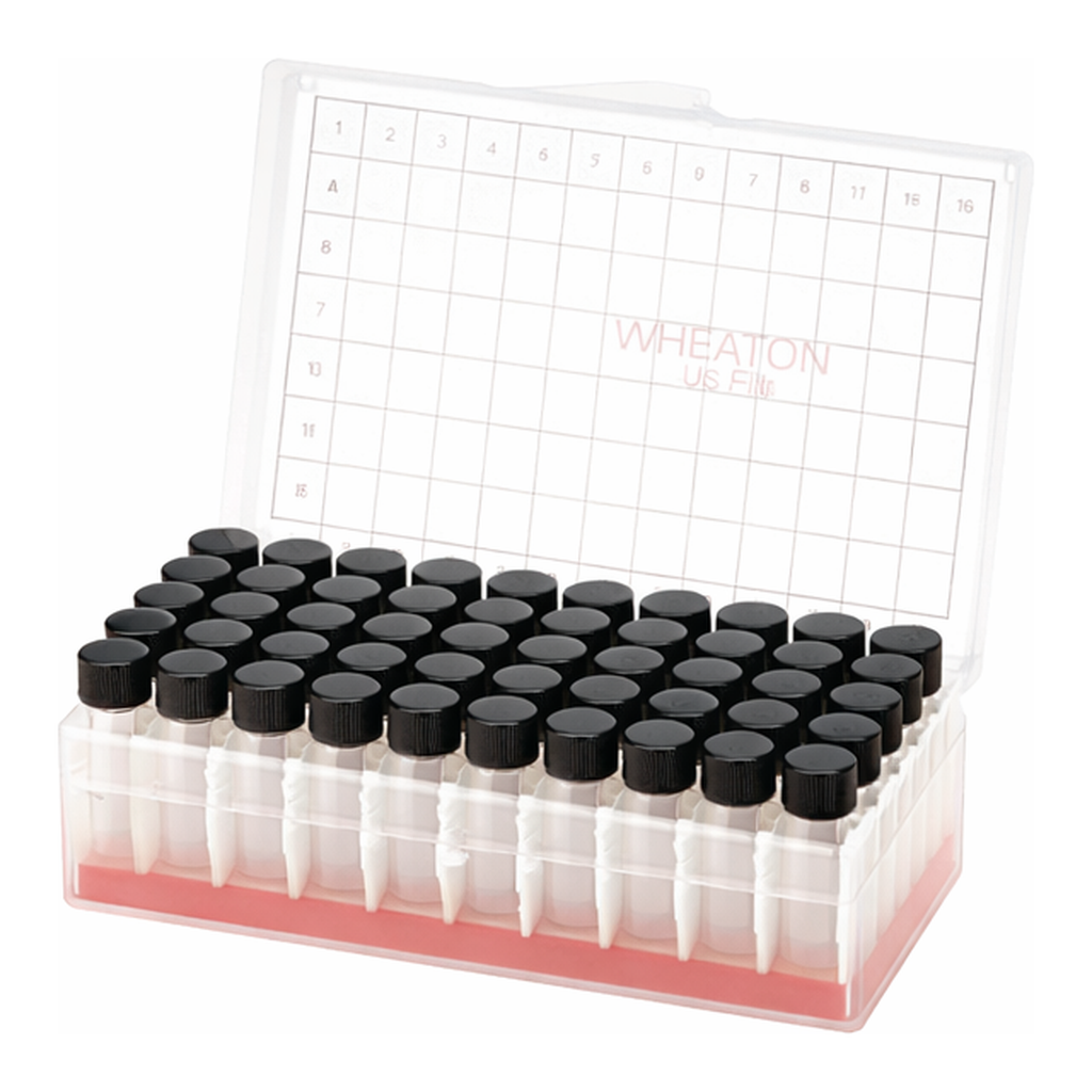 WHEATON Premium Vials in Storage-File/Box