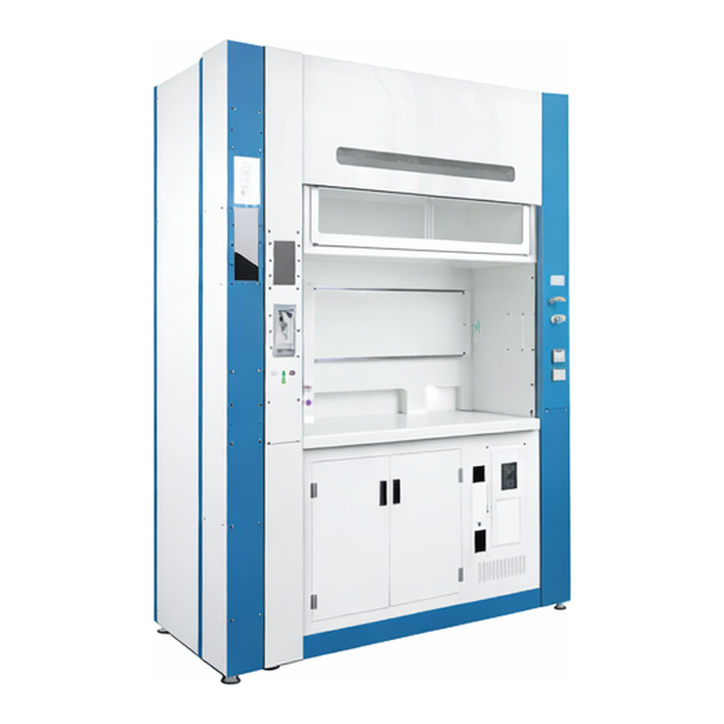 한국기계 PP & PVC 스크러버 흄후드 Ducted PP & PVC Wet Scrubber Fume Hood for Acid/Chemical Resistance