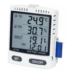 AZ Desktop / Wallmount Dew-point Thermo-Hygrometer of Temp · RH% · DP℃