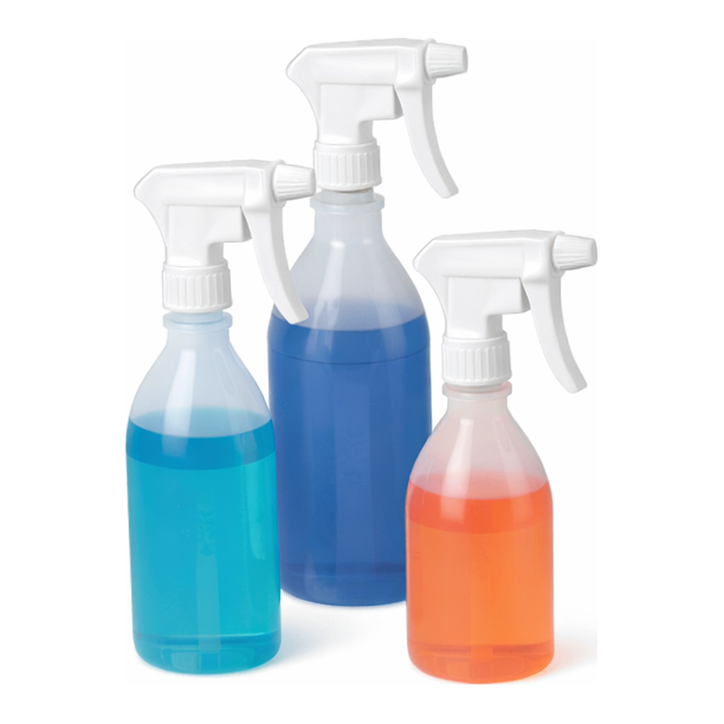 Burkle Turn-N-Spray TM Spray Bottle with Overhead Valve