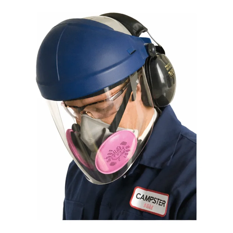 3M PC 보안면 Safety PC Faceshield and Thermoplastic Pinlock Headgear For Protection