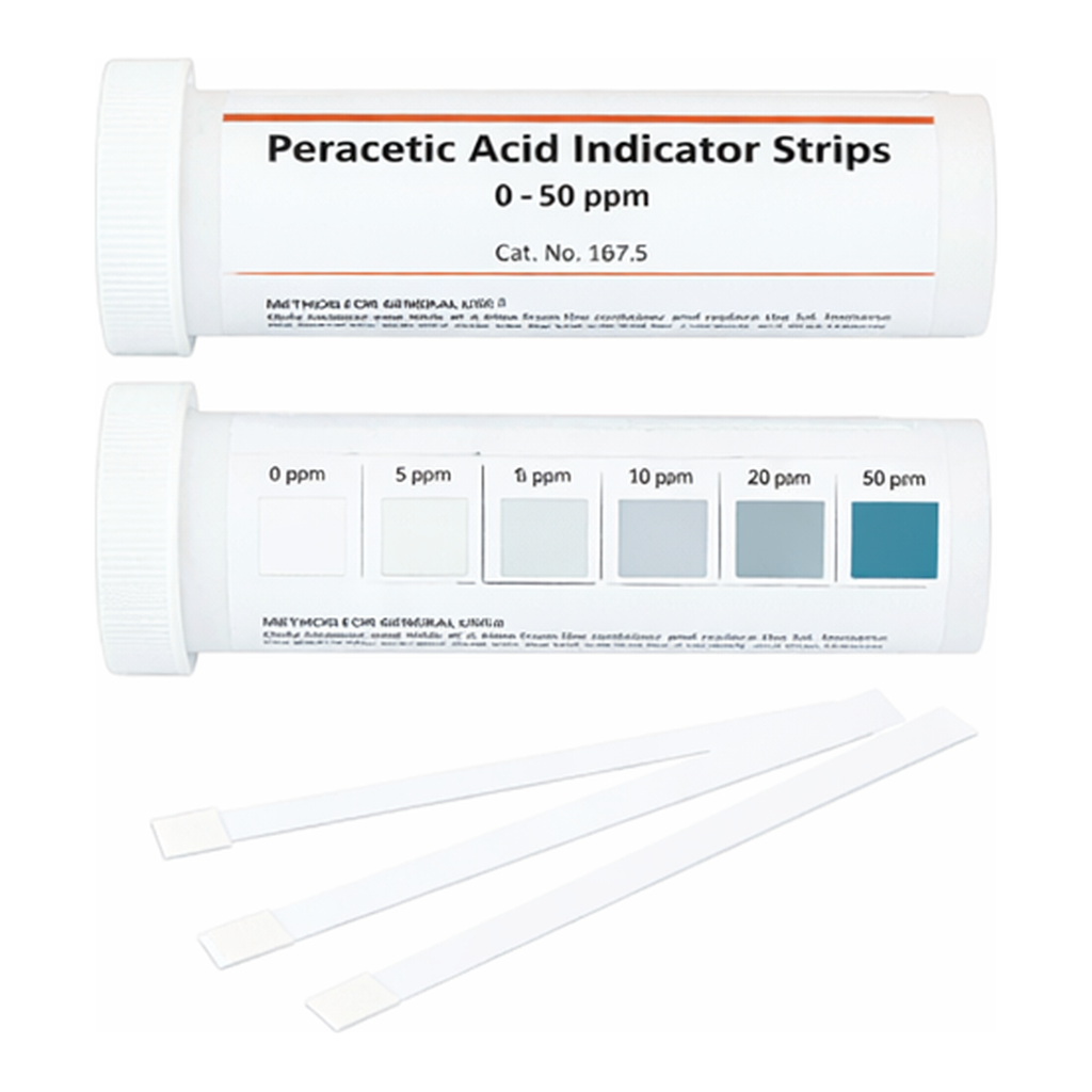 Johnson Test Papers Peracetic Acid (Sanitizer) Indicator Pad PP Strip