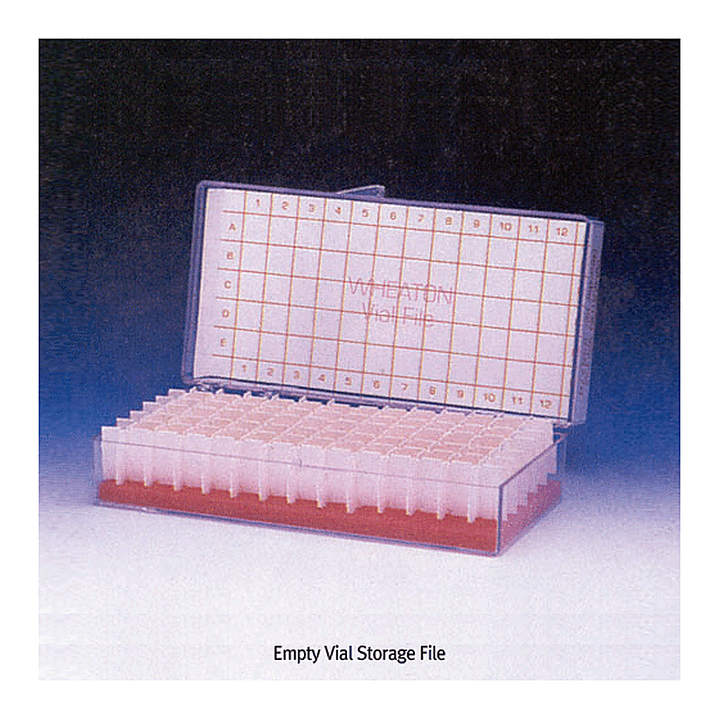 WHEATON Empty Vial Storage File / Rack