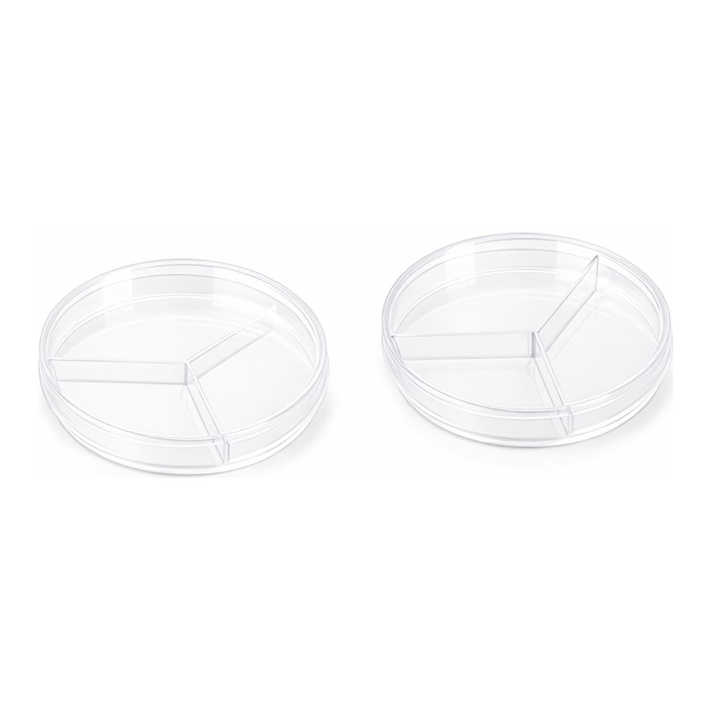 SciLab Wisd Φ90 PS 2- & 3-Compartment Petri Dish