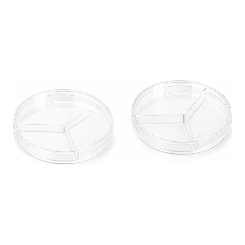 SciLab Wisd Φ90 PS 2- & 3-Compartment Petri Dish