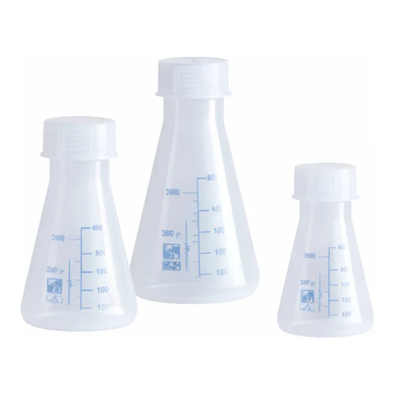 VIT-LAB PP 스크류 캡 삼각 플라스크 PP Erlenmeyer Flask