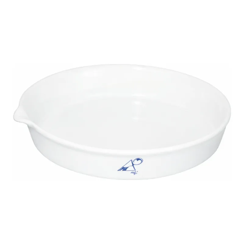 Silico & Chemico Porcelain Works 자제 증발 접시 Hi-grade Glazed Porcelain Evaporating Dish