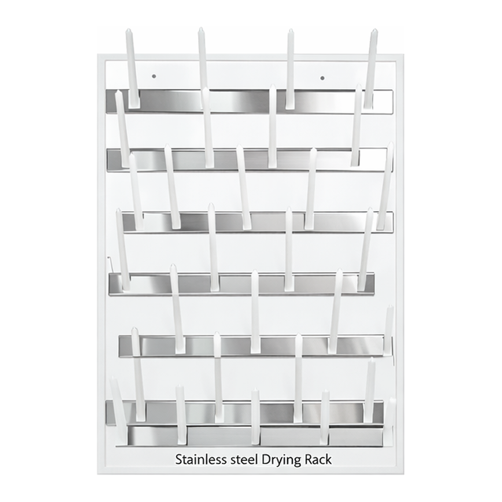 SciLab Wall-mounting PVC & Stainless-steel Drying Rack