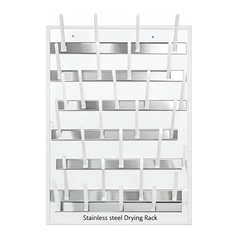 SciLab Wall-mounting PVC & Stainless-steel Drying Rack