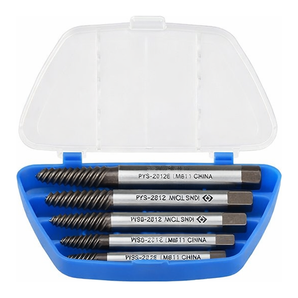 Daihan Science 반대탭 세트 (히다리탭) Screw Extractor Set
