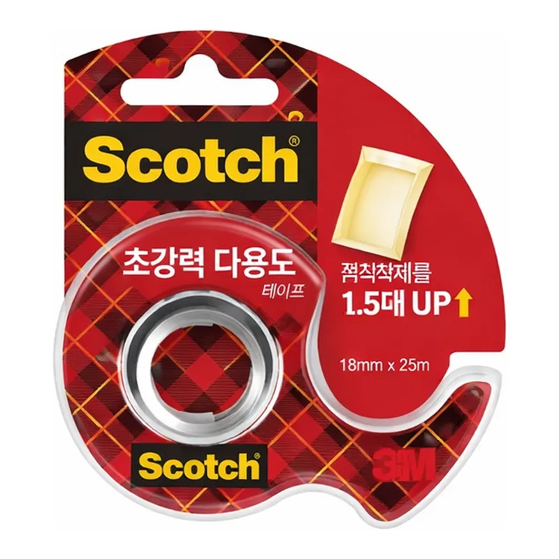 OFFICENEX 3M 스카치 초강력 다용도 테이프 디스펜서 SH1825D(18mmx25m)