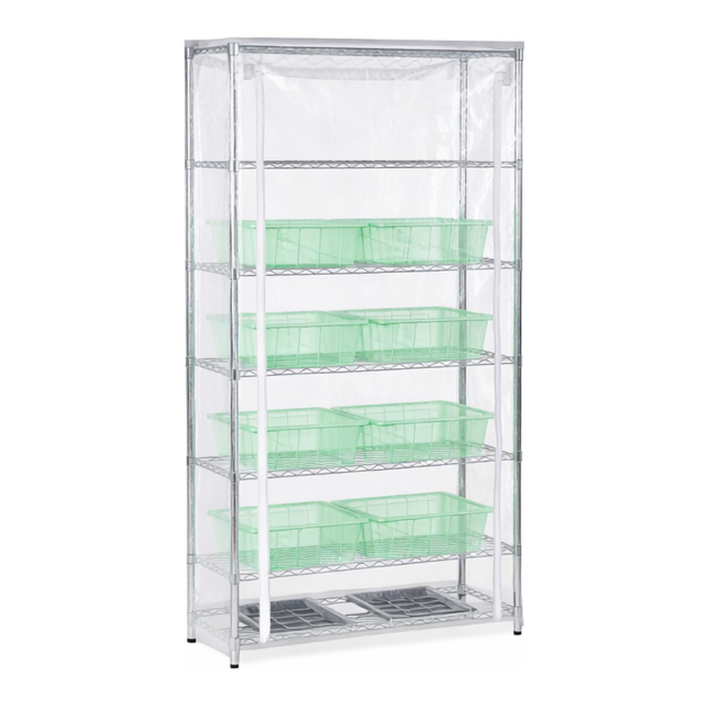 AS ONE 4-5073-01 Appliance Drying Rack Set (Basket Drawer Type)