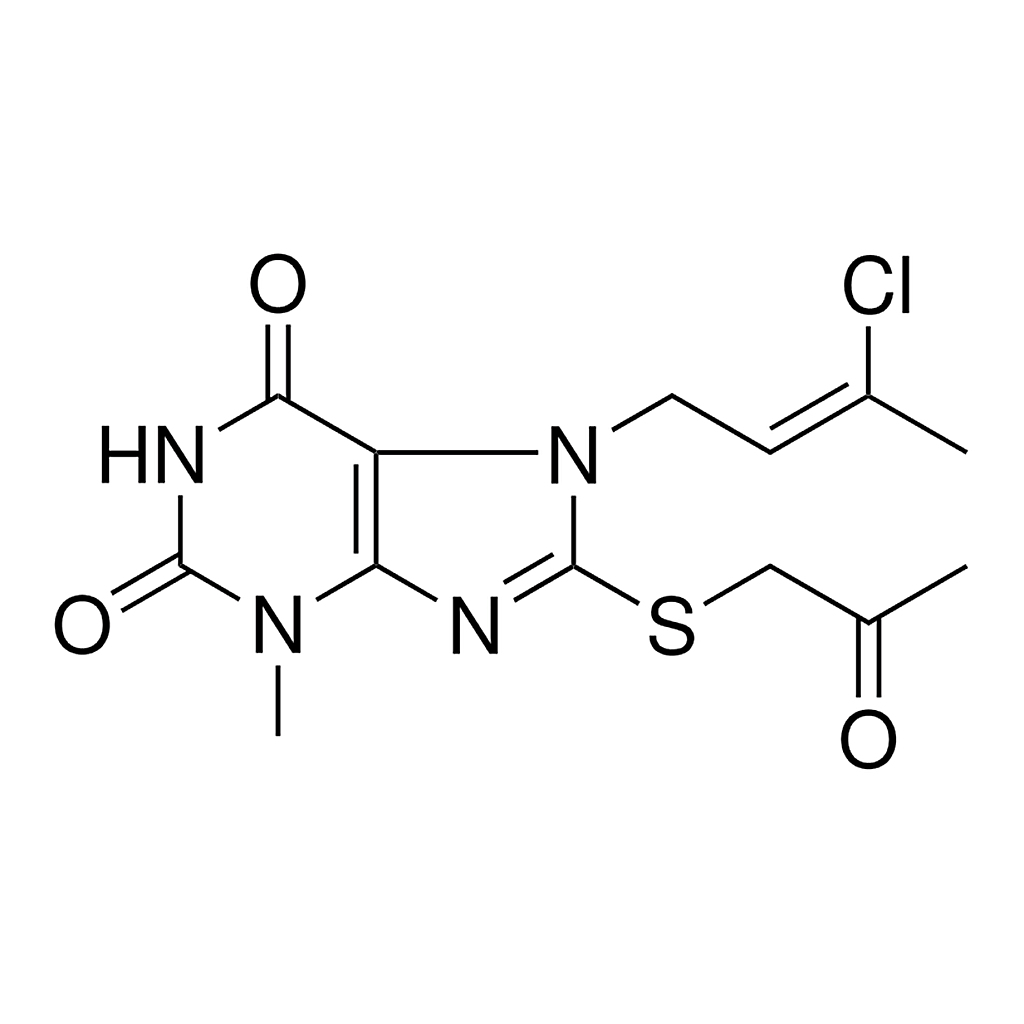 Merck 7-(3-CL-BUT-2-ENYL)-3-ME-8-(2- - 50 MG&
