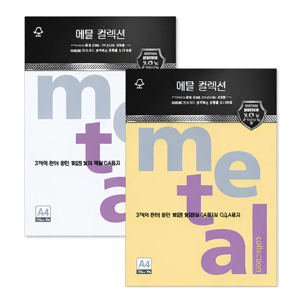 OFFICENEX 메탈컬렉션 (ML44/A4/ 120g/ 연두펄/ 10매/팩/삼원)