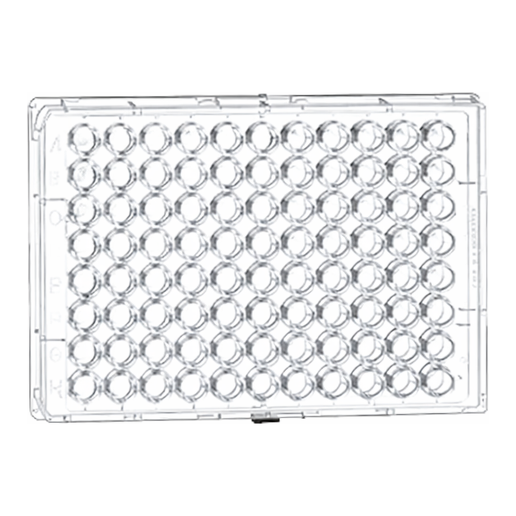 Greiner Bio One CELL CULTURE MICROPLATE, 96 WELL, PS, F-BOTTOM(CHIMNEY WELL), CLEAR, CELLSTAR®, TC, LID WITH CONDENSATION RINGS, STERILE, 10 PCS./BAG
