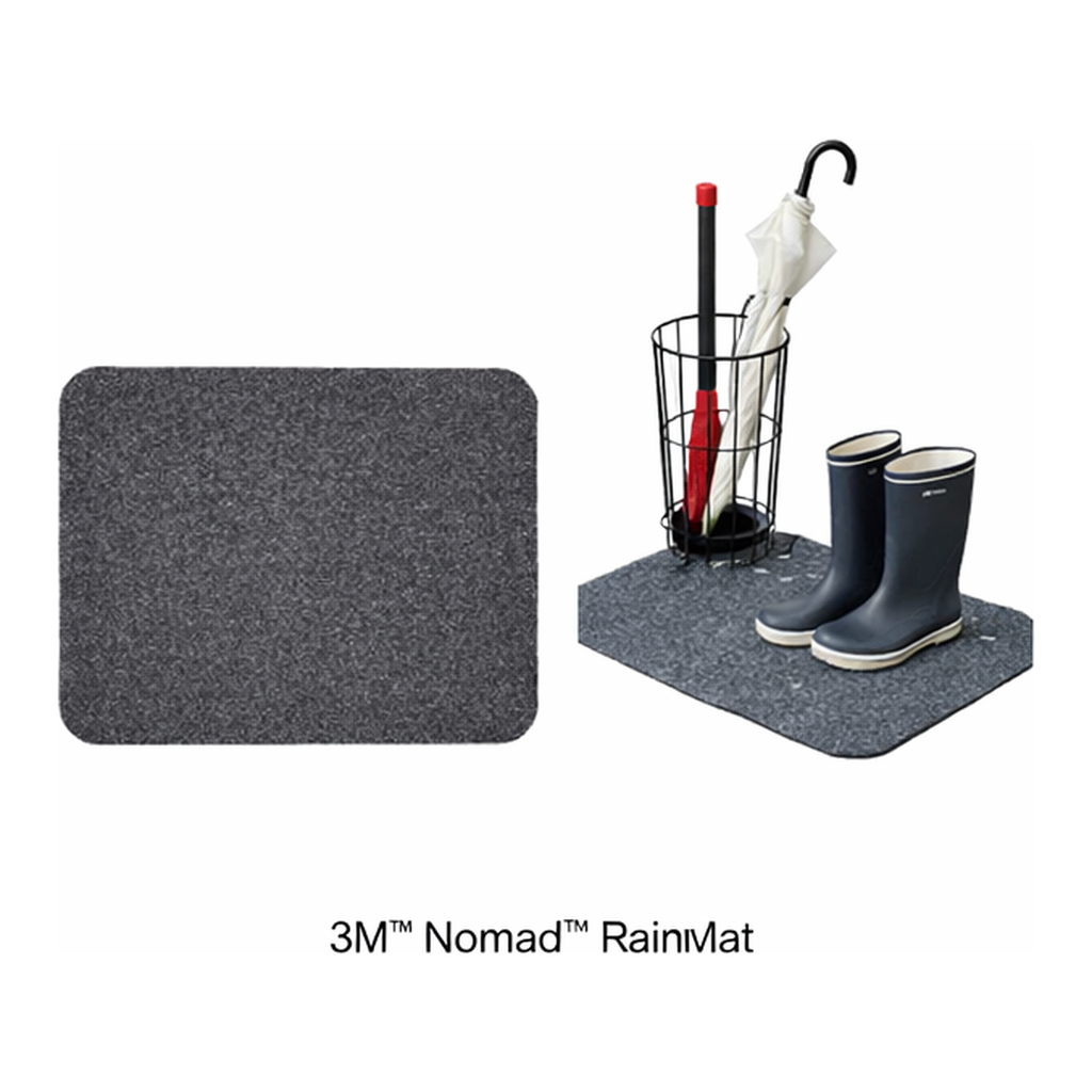 Daihan Science 3M NomadTM Rain Mat, for Moisture and Pollutant Absorption, Non-Slip, Quick Dry