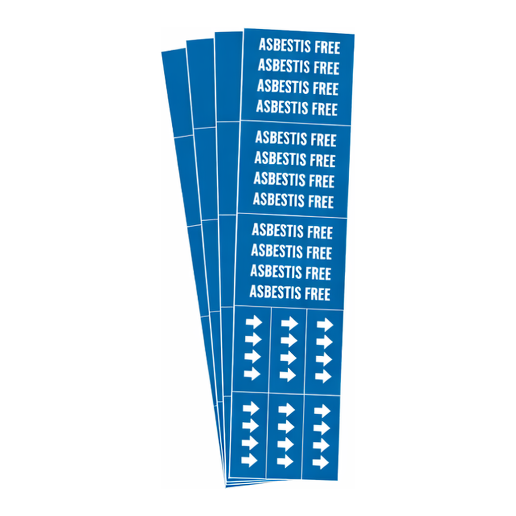 Brady ASBESTOS FREE Pipe Marker