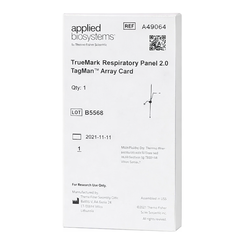Thermo Fisher Scientific TrueMark Respiratory Panel 2.0, TaqMan Array card