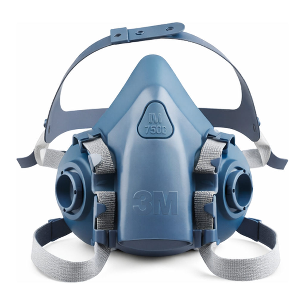 Daihan Science 3MTM Dual Vapor/Gas Cartridge Half Facepiece Respirator, Reusable, Used with Fil