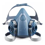 Daihan Science 3MTM Dual Vapor/Gas Cartridge Half Facepiece Respirator, Reusable, Used with Fil