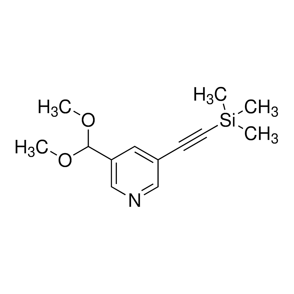 Merck 3-Dimethoxymethyl-5-trimethylsilanylethynyl-pyridine