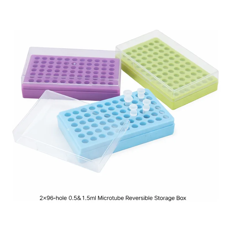SciLab PP 2×96-hole 0.5 & 1.5/2㎖ Microtube Reversible Storage Box