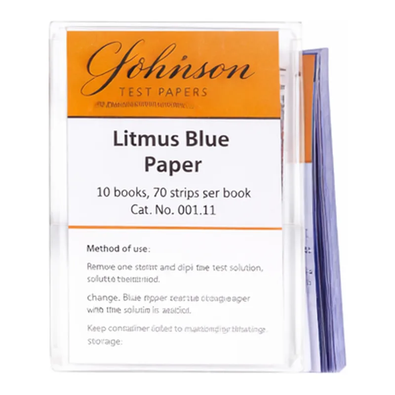 Johnson Test Papers Litmus-Blue · Red · Neutral (Book & Roll-type) Paper