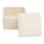 99.8% 2~800㎖ Alumina Rectangular Crucible & CoverUp to 1