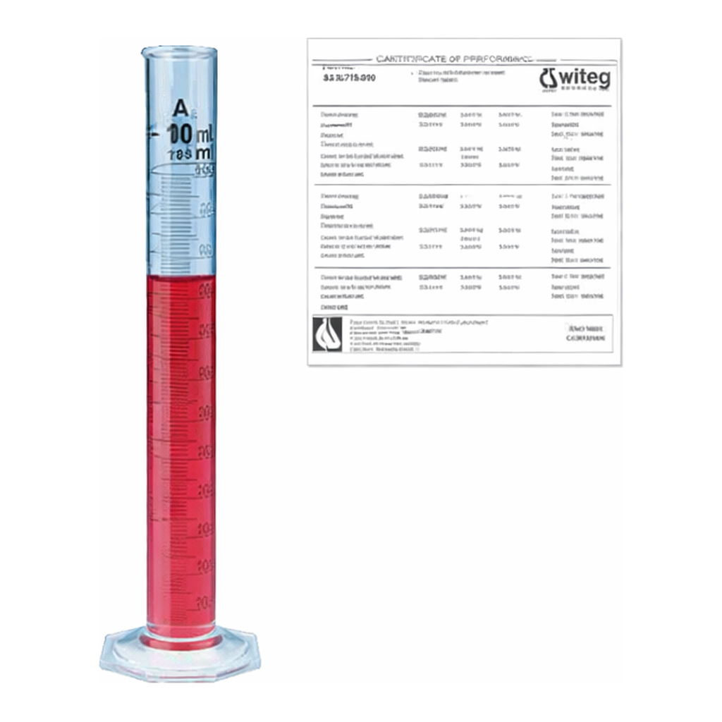 WITEG A-class ASTM / USP and DIN / ISO Standard Graduated Cylinder