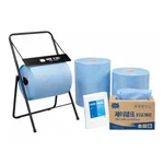 광진산업 Reusable Blue Non-woven Wiper & Dispenser